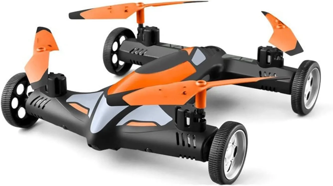 ماشین پرنده ۲ در ۱ کنترلی با دوربین 4K HD و چراغ LED