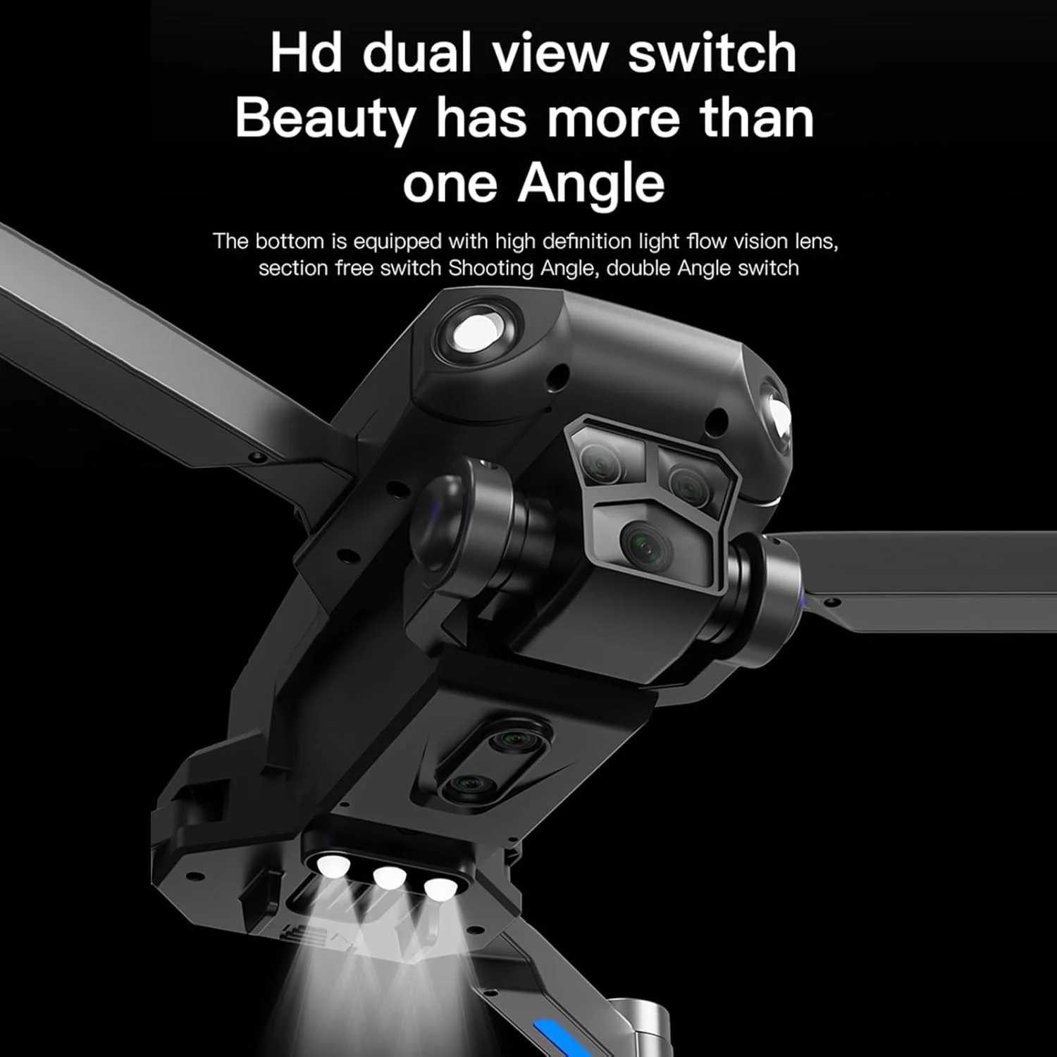 کوادکوپتر گولسکی با دوربین دوگانه 4K GPS، اجتناب از موانع، موتور براشلس، موقعیت یابی جریان نوری، کوادکوپتر RC برای کودکان و بزرگسالان، همراه با کیف نگهداری کوادکوپتر گولسکی با دوربین دوگانه 4K GPS، اجتناب از موانع، موتور براشلس، موقعیت یابی جریان نوری، کوادکوپتر RC برای کودکان و بزرگسالان، همراه با کیف نگهداری