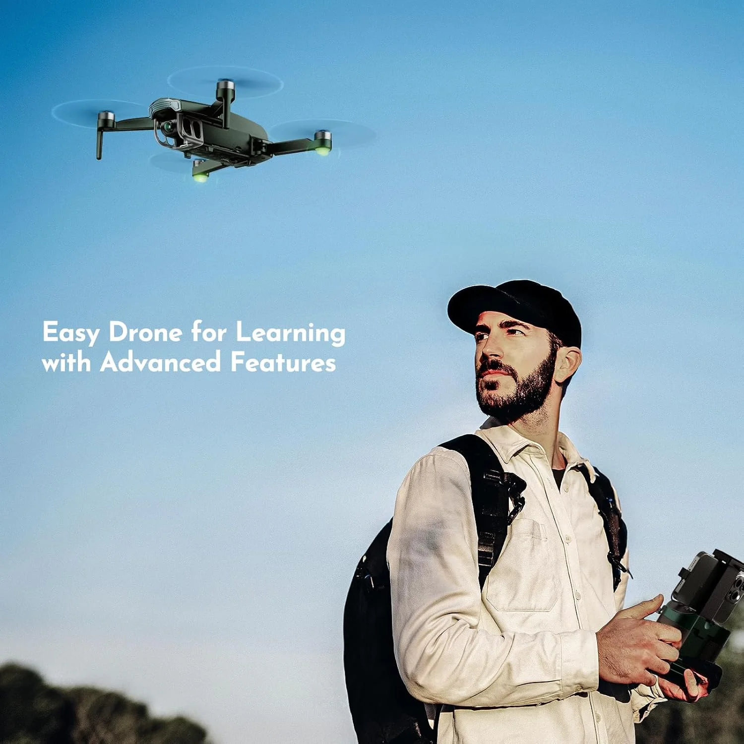 پهپاد G11MINI SE با دوربین برای بزرگسالان، فیلمبرداری 4k/25fps و 2.7k/50fps، انتقال 7000FT، مناسب برای مبتدیان، زیر 249 گرم، بدون نیاز به FAA، با دوربین 4K UHD، 60 دقیقه زمان پرواز، بازگشت خودکار GPS