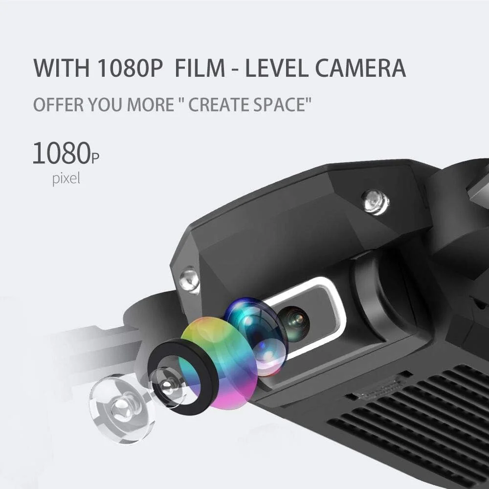 مینی پهپاد GoolRC برای کودکان و بزرگسالان، کوادکوپتر LS-MIN RC با دوربین 1080P، چرخش 360 درجه، عکس/فیلم با اشاره، پرواز ردیابی، حفظ ارتفاع، حالت بدون سر، شامل کیف حمل و 3 باتری (خاکستری) مینی پهپاد GoolRC برای کودکان و بزرگسالان، کوادکوپتر LS-MIN RC با دوربین 1080P، چرخش 360 درجه، عکس/فیلم با اشاره، پرواز ردیابی، حفظ ارتفاع، حالت بدون سر، شامل کیف حمل و 3 باتری (خاکستری)