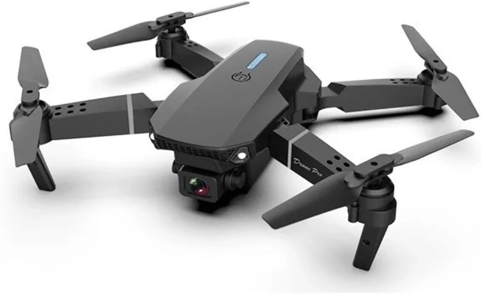 کوادکوپتر تاشو با دوربین، کنترل از راه دور، 4 ملخ یدکی، مشکی