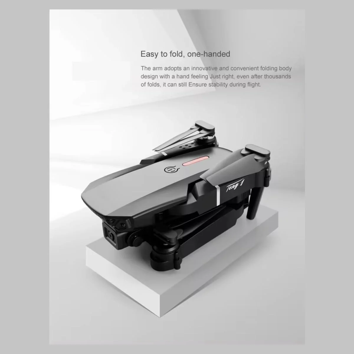 پهپاد DIGI CORE E88 Pro با دوربین دوگانه 4K UHD، FPV، تاشو، کنترل از راه دور، چرخش سه بعدی، حفظ ارتفاع، کنترل با اشاره، تیک آف/لندینگ با یک کلید، کنترل برنامه با کیف حمل، مینی پهپاد RC