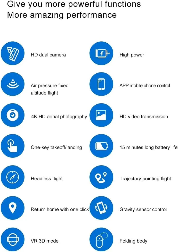 پهپاد DIGI CORE E88 Pro با دوربین دوگانه 4K UHD، FPV، تاشو، کنترل از راه دور، چرخش سه بعدی، حفظ ارتفاع، کنترل با اشاره، تیک آف/لندینگ با یک کلید، کنترل برنامه با کیف حمل، مینی پهپاد RC