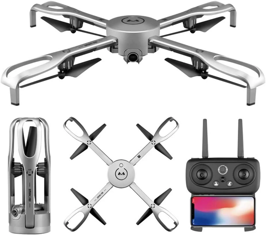 پهپاد تاشو با دوربین HD، موقعیت یابی GPS و وای فای 5G، بازگشت خودکار، عکاسی هوایی 1080P و FPV