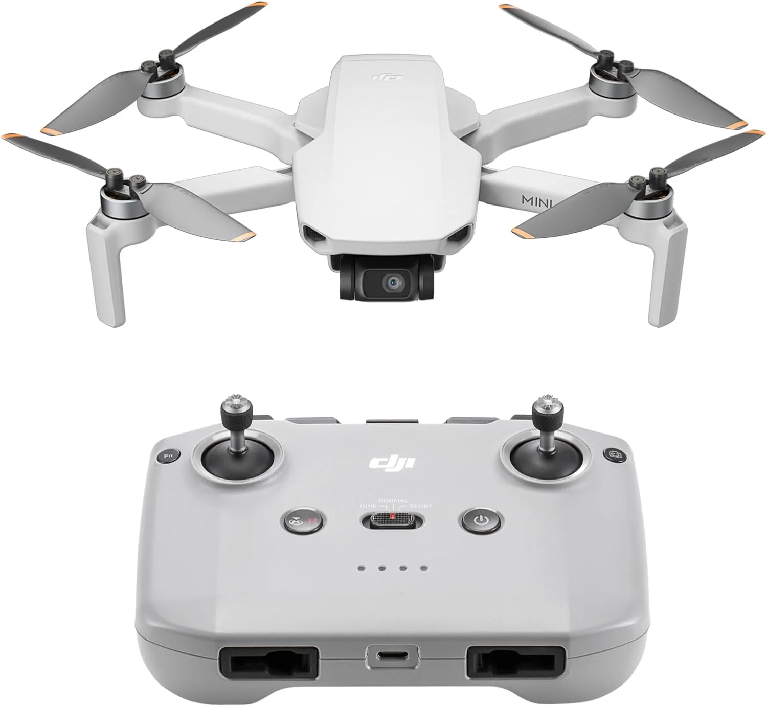 DJI Mini 4K، پهپاد دوربین 4K برای بزرگسالان، زیر 249 گرم، گیمبال 3 محوره، انتقال ویدیو 10 کیلومتری، بازگشت خودکار، مقاومت در برابر باد، 1 باتری 31 دقیقه پرواز، دارای گواهی MOIAT - نسخه امارات