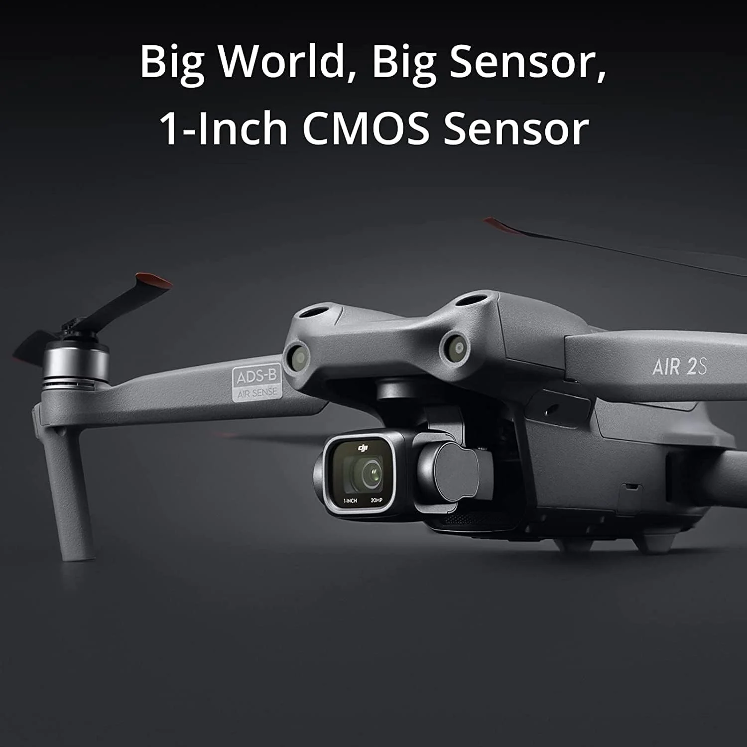 DJI Air 2s - کوادکوپتر پهپاد با دوربین گیمبال 3 محوره، ویدیوی 5.4K، هاردکیس، کارت SD 128 گیگابایتی، کیت پد فرود با لوازم جانبی ضروری