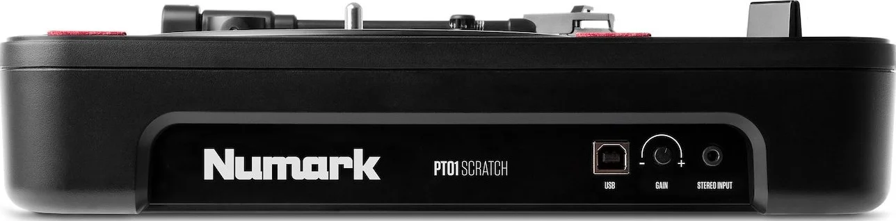 صفحه گرامافون قابل حمل نومارک PT01 Scratch با سوییچ خراش قابل تنظیم، بلندگوی داخلی، USB، برق/باتری، مشکی-قرمز | PT01SCRATCH صفحه گرامافون قابل حمل نومارک PT01 Scratch با سوییچ خراش قابل تنظیم، بلندگوی داخلی، USB، برق/باتری، مشکی-قرمز | PT01SCRATCH