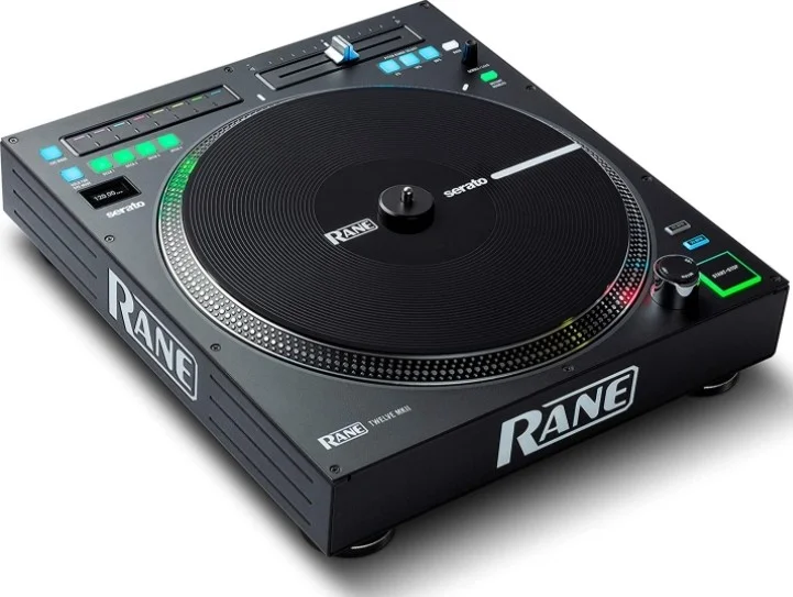 سیستم کنترل دی‌جی موتورایز وینیلی ۱۲ اینچی RANE DJ TWELVE MKII، کنترل DVS/USB MIDI، وینیلی ۱۲ اینچی کامل با صفحه گردان موتورایز، موتور گشتاور بالا، سرعت صفحه گردان ۳۳-۱/۳ و ۴۵ دور در دقیقه، اتصال از طریق USB، مشکی
