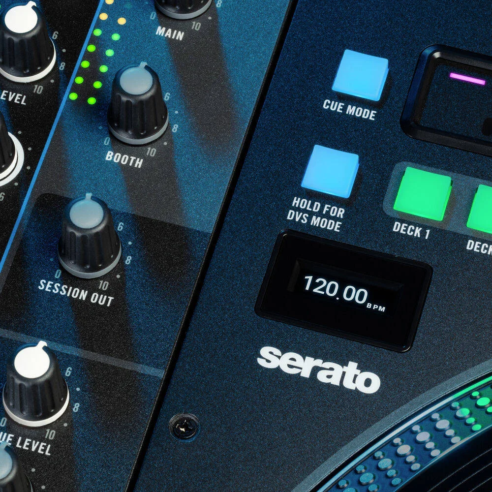 سیستم کنترل دی‌جی موتورایز وینیلی ۱۲ اینچی RANE DJ TWELVE MKII، کنترل DVS/USB MIDI، وینیلی ۱۲ اینچی کامل با صفحه گردان موتورایز، موتور گشتاور بالا، سرعت صفحه گردان ۳۳-۱/۳ و ۴۵ دور در دقیقه، اتصال از طریق USB، مشکی