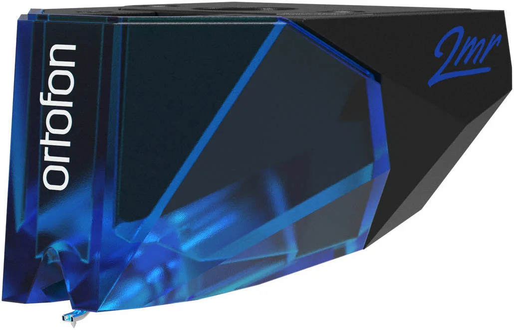 کارتریج اورتوفون 2MR آبی، سوزن بیضی شکل الماسی بر روی بازوی آلومینیومی، سیم پیچ مسی، ارتفاع فوق العاده باریک 3 میلی متری