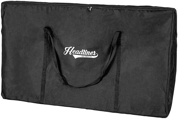 پارتیشن تاشو دی جی هدلاینر سانتا مونیکا با ۴ پنل و کیف حمل، دارای پارچه های سفید قابل شستشو و ضد حریق | HL30060