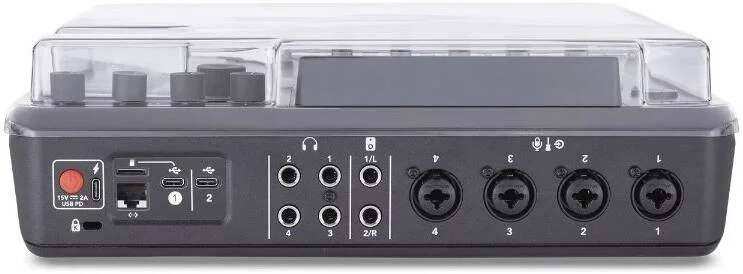 محافظ Rode Rodecaster Pro 2 - نسخه لایت، شفاف دودی، محافظت در برابر گرد و غبار، مایعات و ضربه، پلی کربنات بسیار بادوام، شفاف | DSLE-PC-RCASTERPRO2