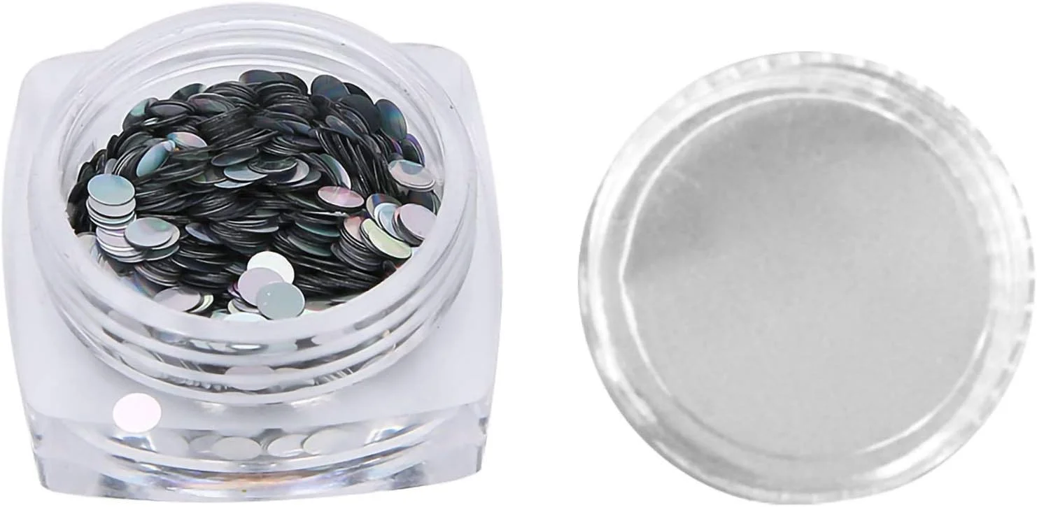 8 عدد پولک طراحی ناخن، پولک های براق برای طراحی ناخن، لوازم جانبی لاک ژل