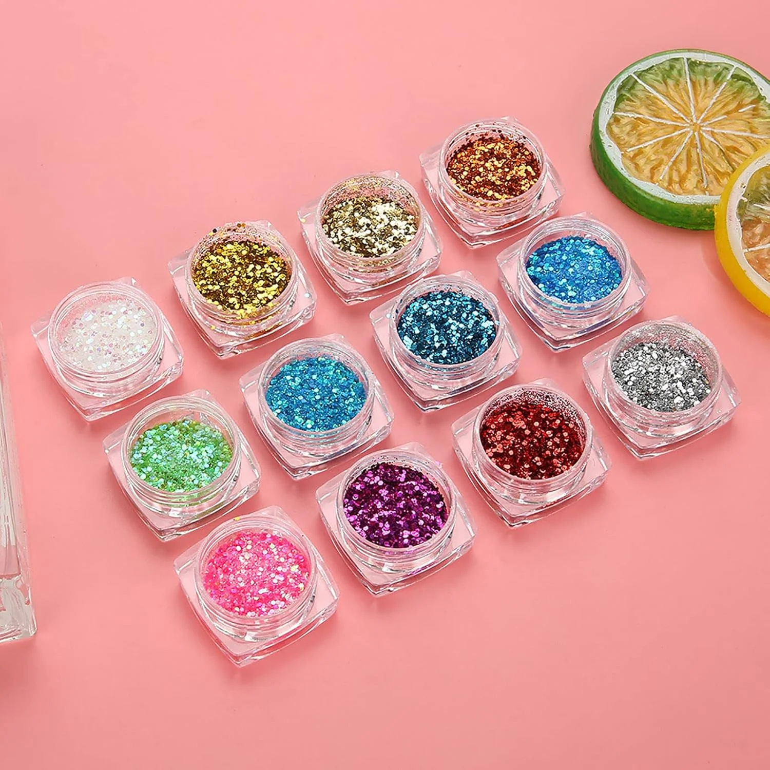 پالت طراحی ناخن اکلیلی با اشکال هندسی، برچسب پالت مانیکور، لوازم جانبی کیت DIY، ۱۲ جعبه/ست