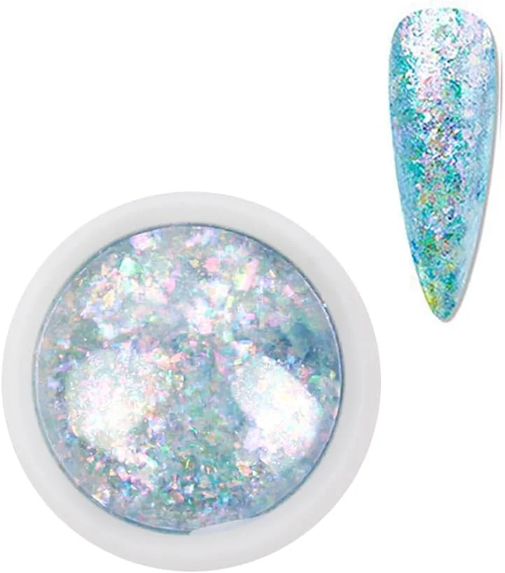 تکه های فویل طراحی ناخن برانسون، برچسب های اکلیلی فویل ناخن، بطری فویل ناخن رنگی مخلوط تزئینات اکلیلی سه بعدی، لوازم جانبی طراحی DIY برای ناخن DIY/آرایش/صنایع دستی/طراحی ناخن BGF08