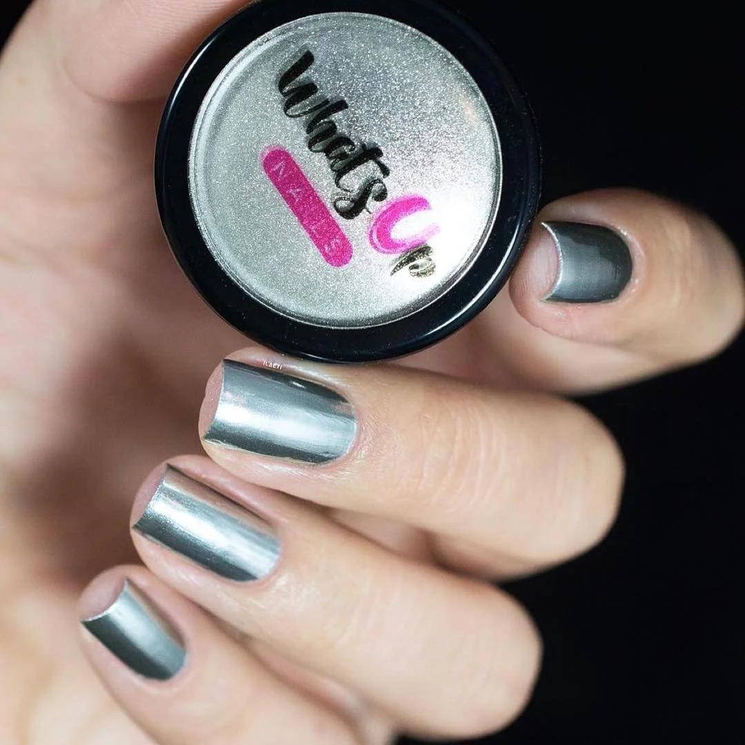 پودر کروم ناخن برای ناخن های آینه ای