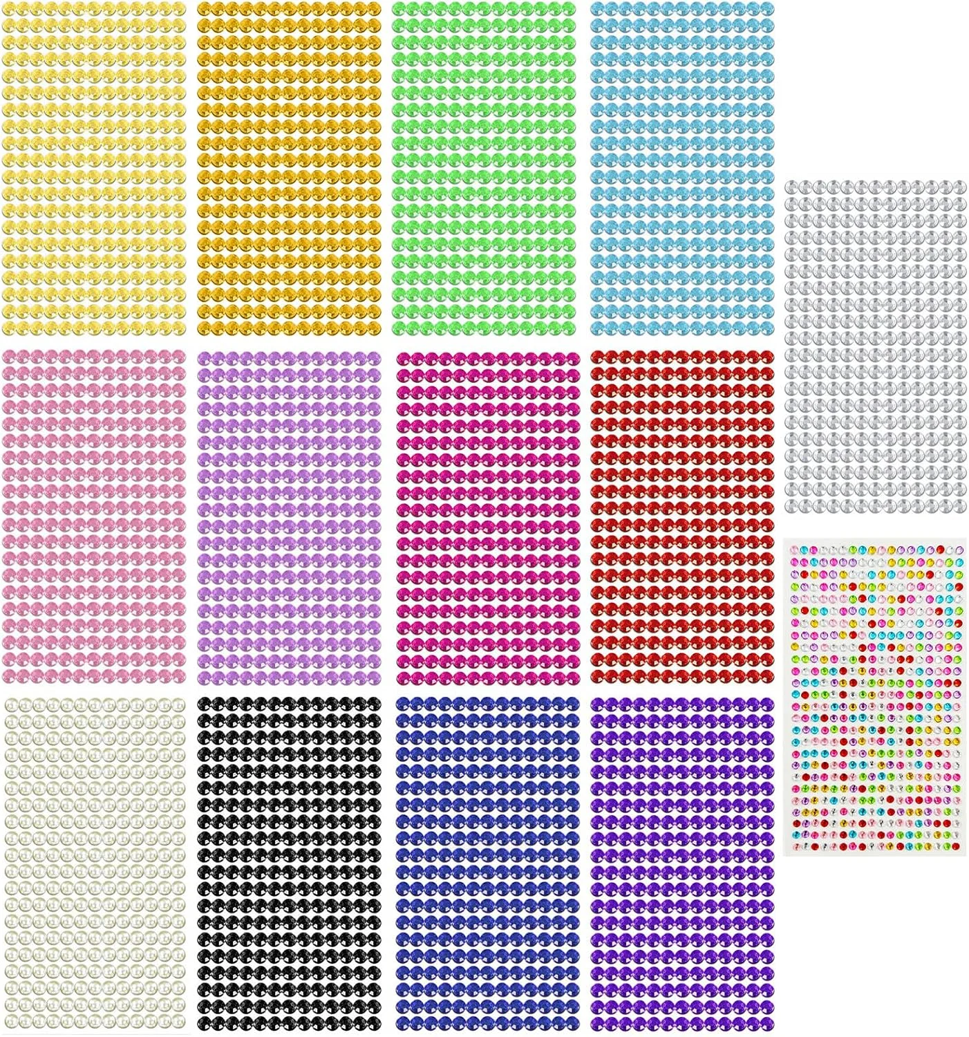 بسته 3640 عددی نگین های اکلیلی خودچسب، مهره های نیم دایره ای رنگارنگ، آرایش صورت، طراحی ناخن، مهره های صنایع دستی، دکوراسیون منزل، DIY، اسکرپ بوک، جواهرات، 6 میلی متر بسته 3640 عددی نگین های اکلیلی خودچسب، مهره های نیم دایره ای رنگارنگ، آرایش صورت، طراحی ناخن، مهره های صنایع دستی، دکوراسیون منزل، DIY، اسکرپ بوک، جواهرات، 6 میلی متر