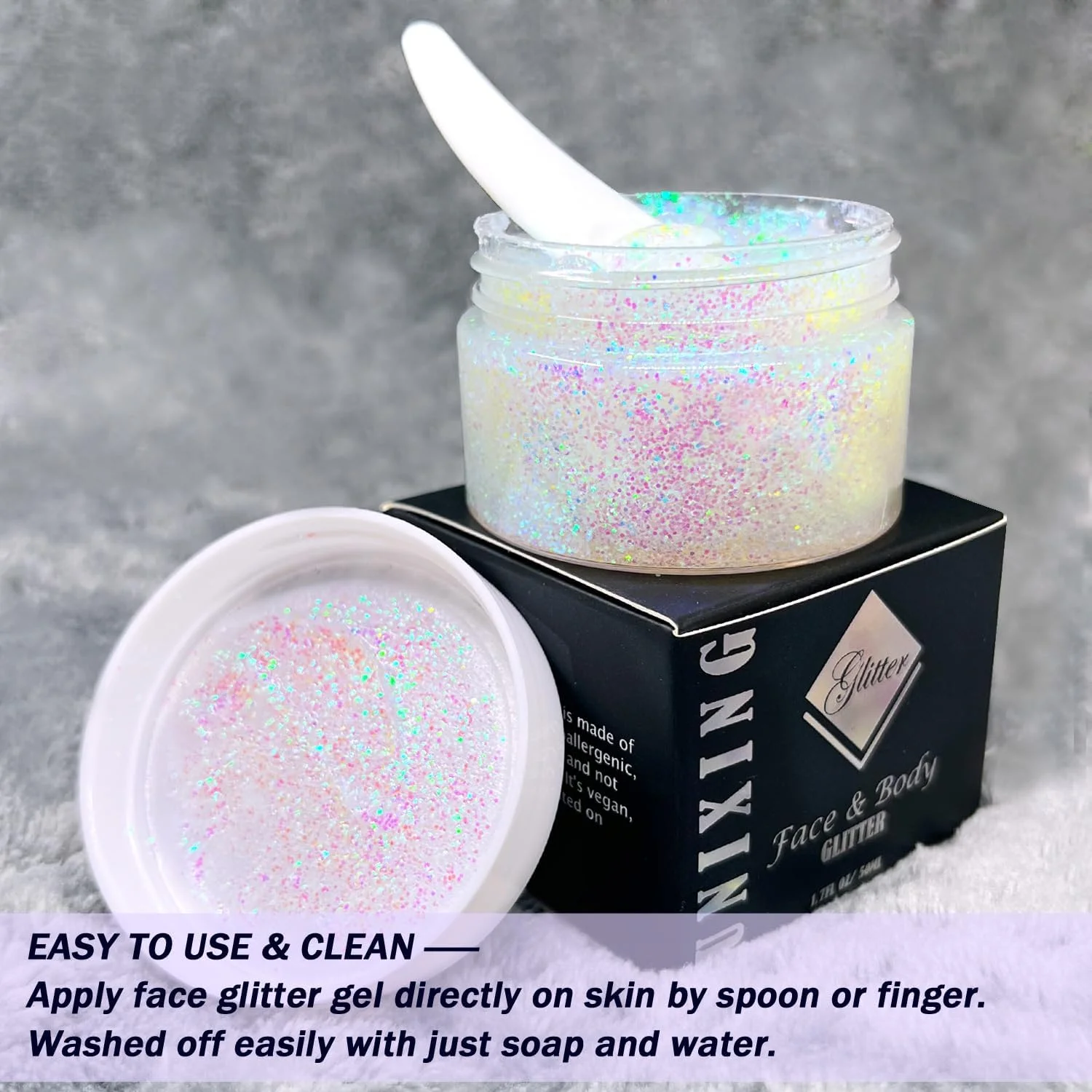 ژل اکلیلی هولوگرافیک بدن برای بدن، صورت، مو، لب، ناخن، سایه چشم، تغییر رنگ ماندگار اکلیل درخشان صورت ژل اکلیلی برای جشنواره ها و مهمانی ها، 50 میلی لیتر (#04)