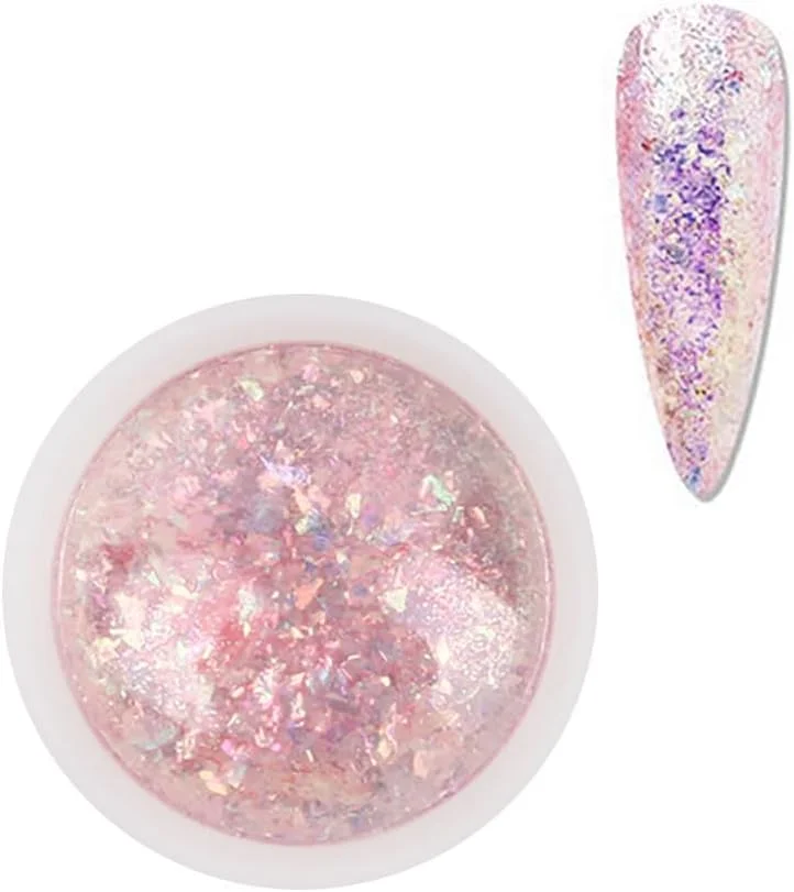 تکه های فویل طراحی ناخن، برچسب های اکلیلی فویل ناخن، بطری فویل ناخن رنگی مخلوط تزئین اکلیلی سه بعدی، لوازم جانبی طراحی DIY برای ناخن DIY/آرایش/صنایع دستی/طراحی ناخن