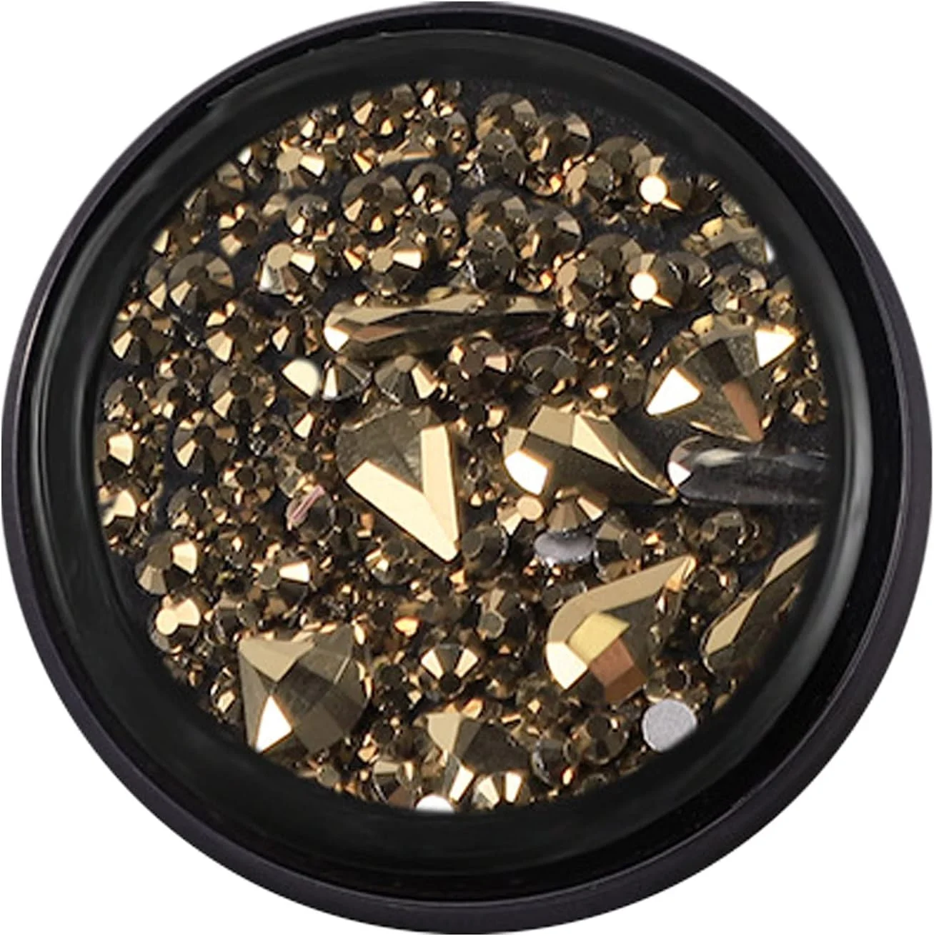 نگین های تزئینی ناخن کریستالی سه بعدی الماسی اکلیلی برای طراحی ناخن