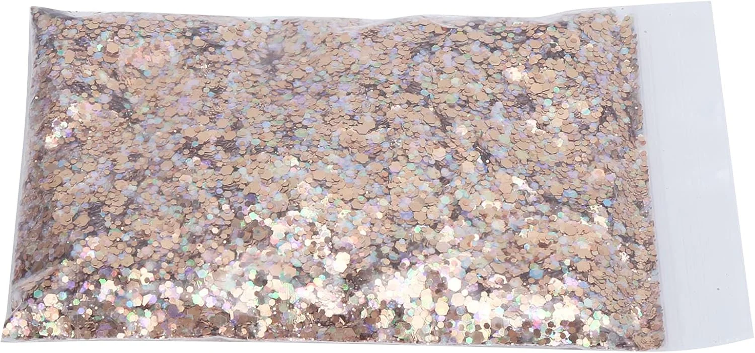 اکلیل طلایی، پولک ناخن طلایی براق برای تزئین رزین، هدایای خودساز، طراحی ناخن