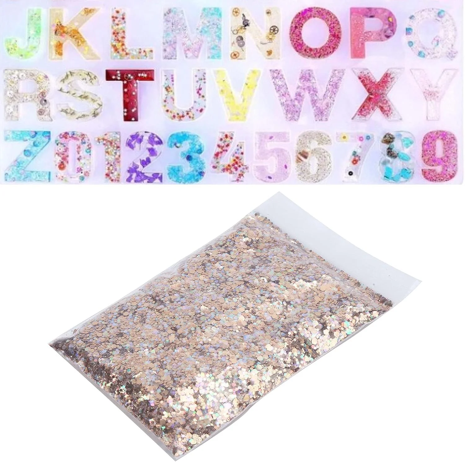 اکلیل طلایی، پولک ناخن طلایی براق برای تزئین رزین، هدایای خودساز، طراحی ناخن