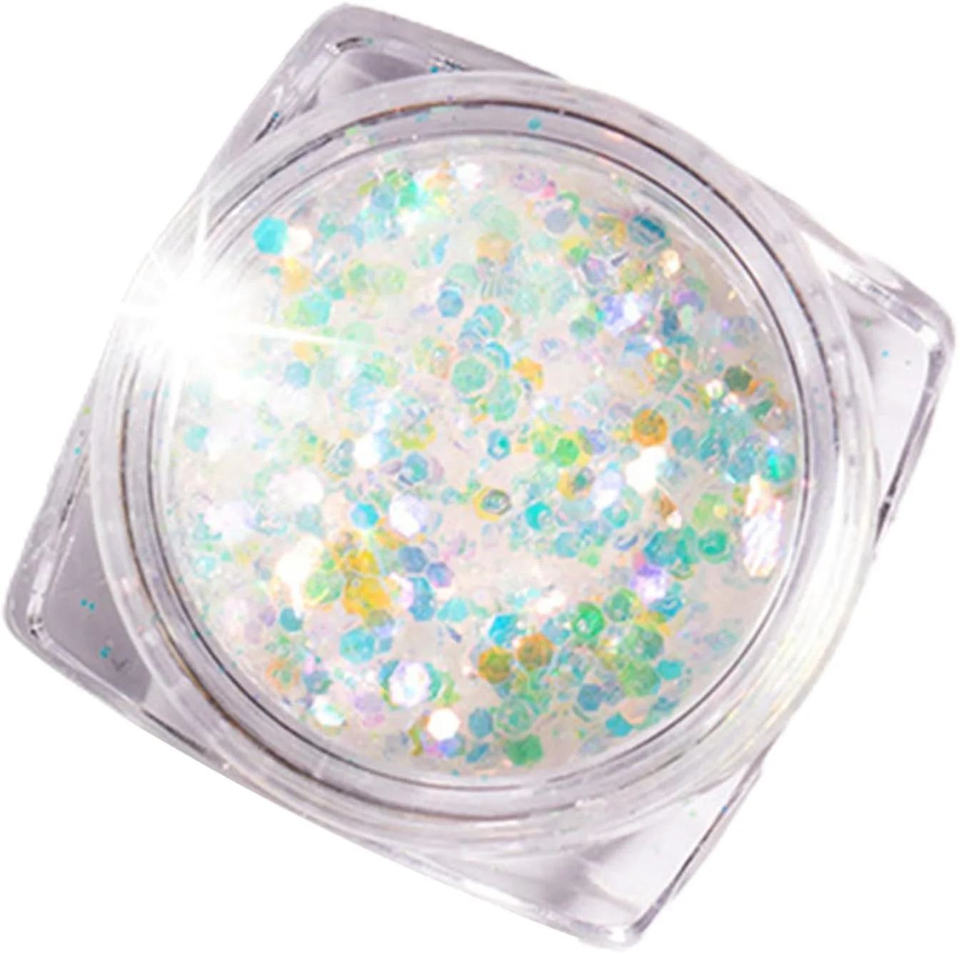 اکلیل ناخن لوکس، پولک های رنگی مخلوط، مقدار کافی برای بانوان