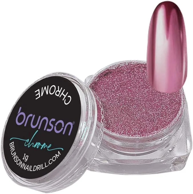 پودر ناخن کروم برونسون، پودر ناخن آینه ای با لاتکس مایع، پودر ناخن متالیک جلوه آینه ای هولوگرافیک، تزئین ناخن، پودر رنگدانه مانیکور JMC-09