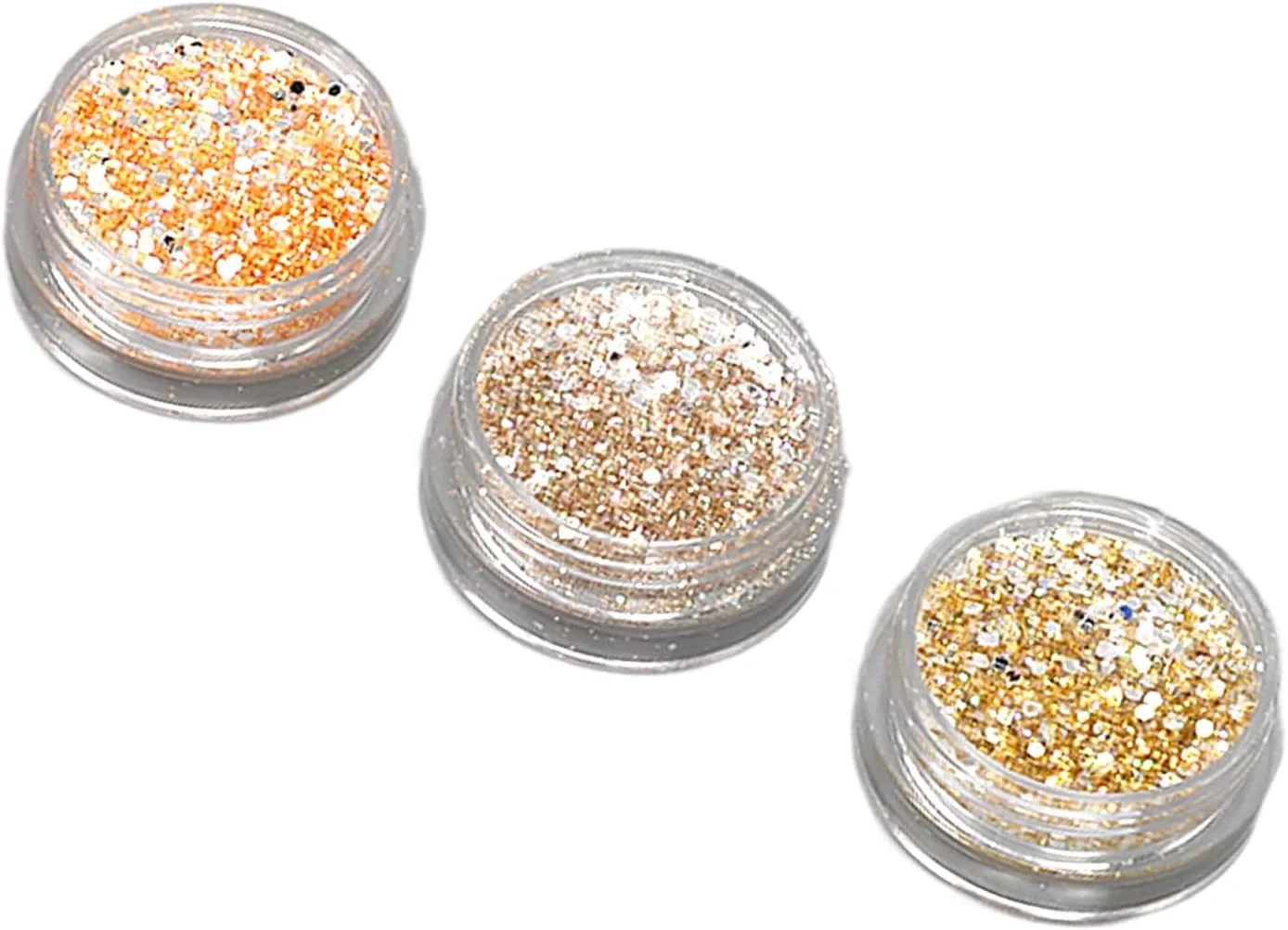 پولک های طراحی ناخن در 6 رنگ، کیت اکلیل ناخن تزئینی و درخشان برای مانیکور سالن خانگی