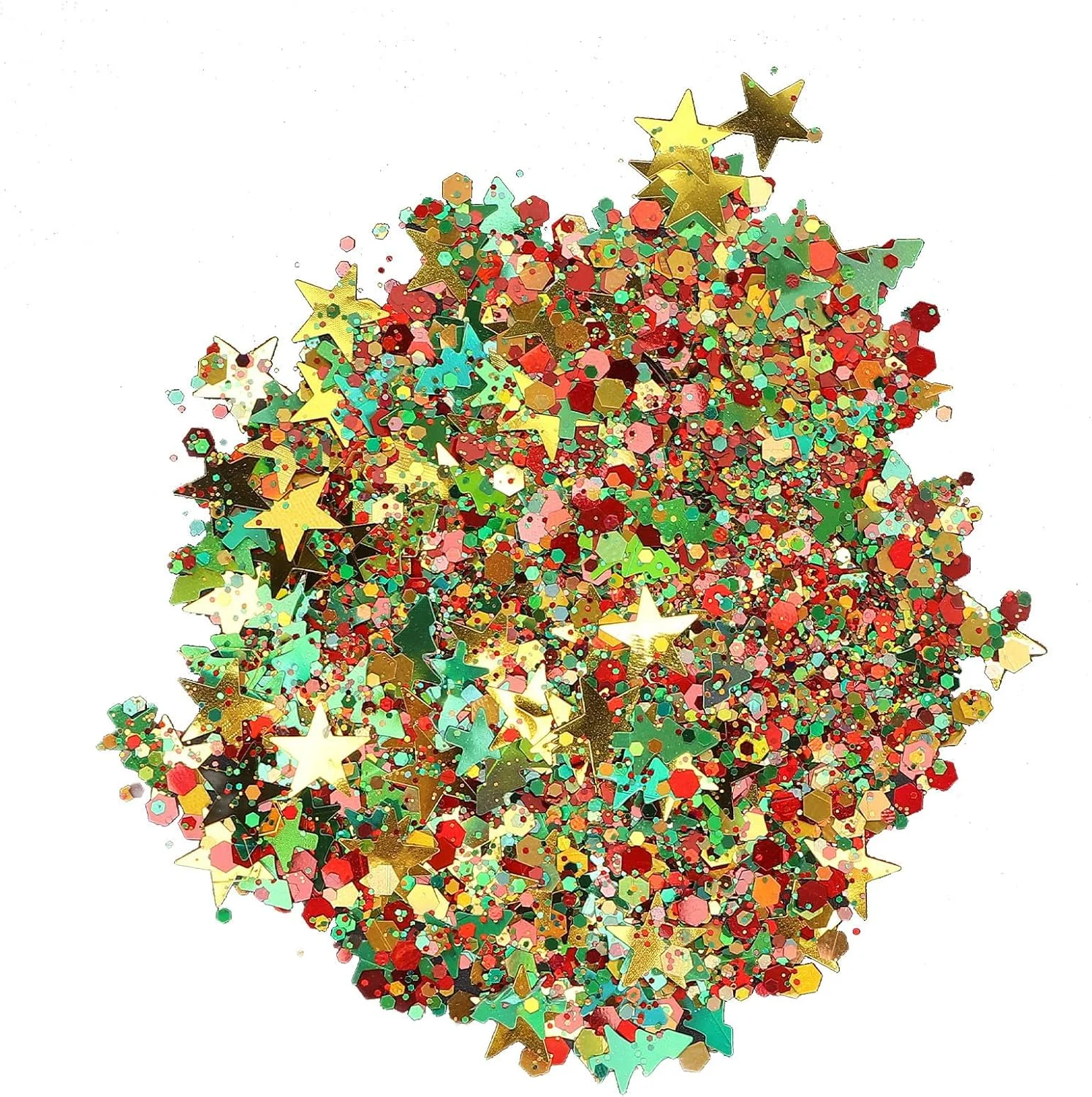 پولک های طراحی ناخن، اکلیل های هنری ناخن برای تزئین ناخن، مناسب برای کریسمس، مهمانی، تزئین خانه، قاب گوشی، عینک و کارت