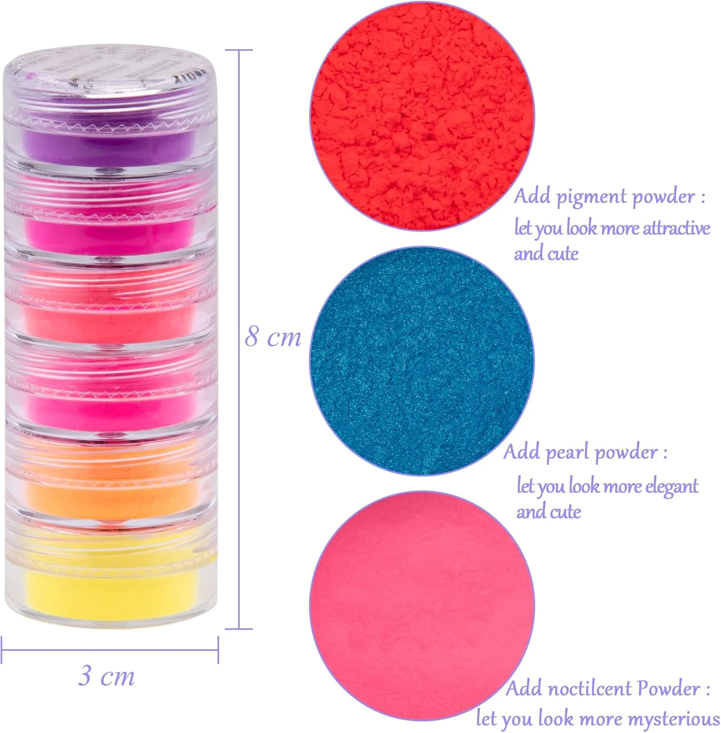 پودر رنگی ناخن دوفین، 36 رنگ، مناسب طراحی ناخن، بدن و کارهای هنری