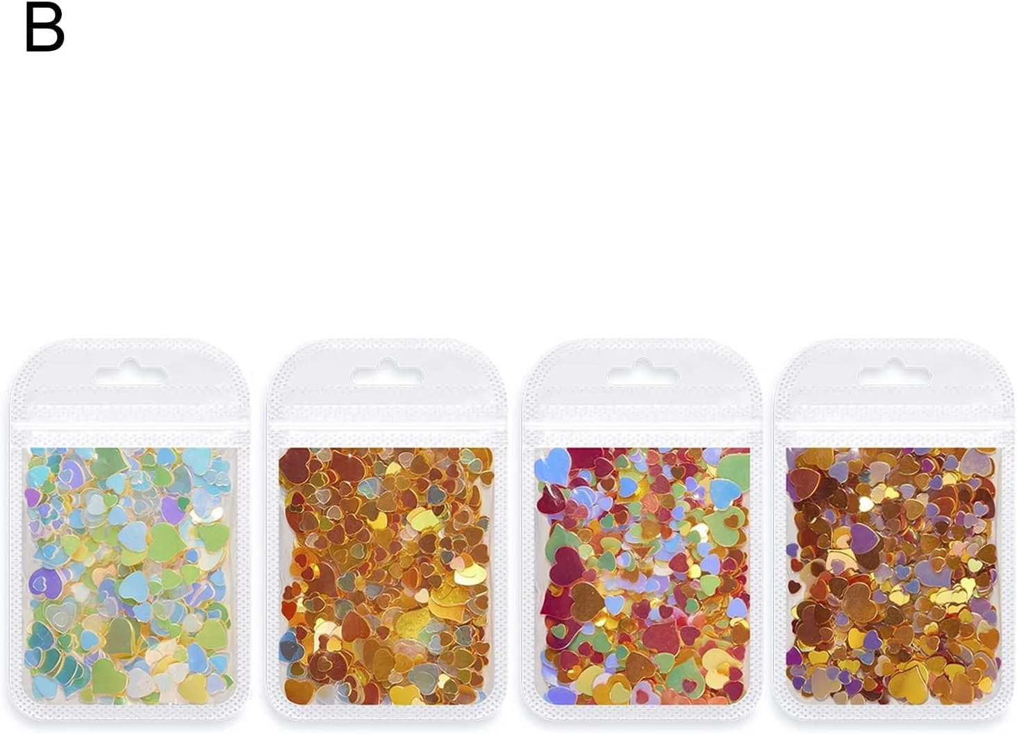 تزئین ناخن، اکلیل مینی لوکس ناخن، پولک های رنگی مخلوط، 1 بسته با کیفیت