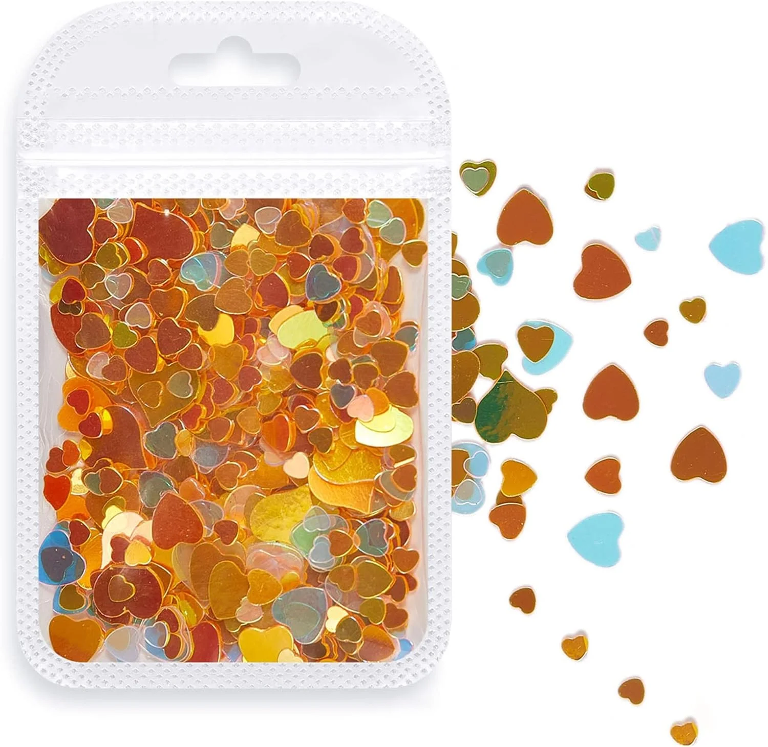 تزئین ناخن، اکلیل مینی لوکس ناخن، پولک های رنگی مخلوط، 1 بسته با کیفیت