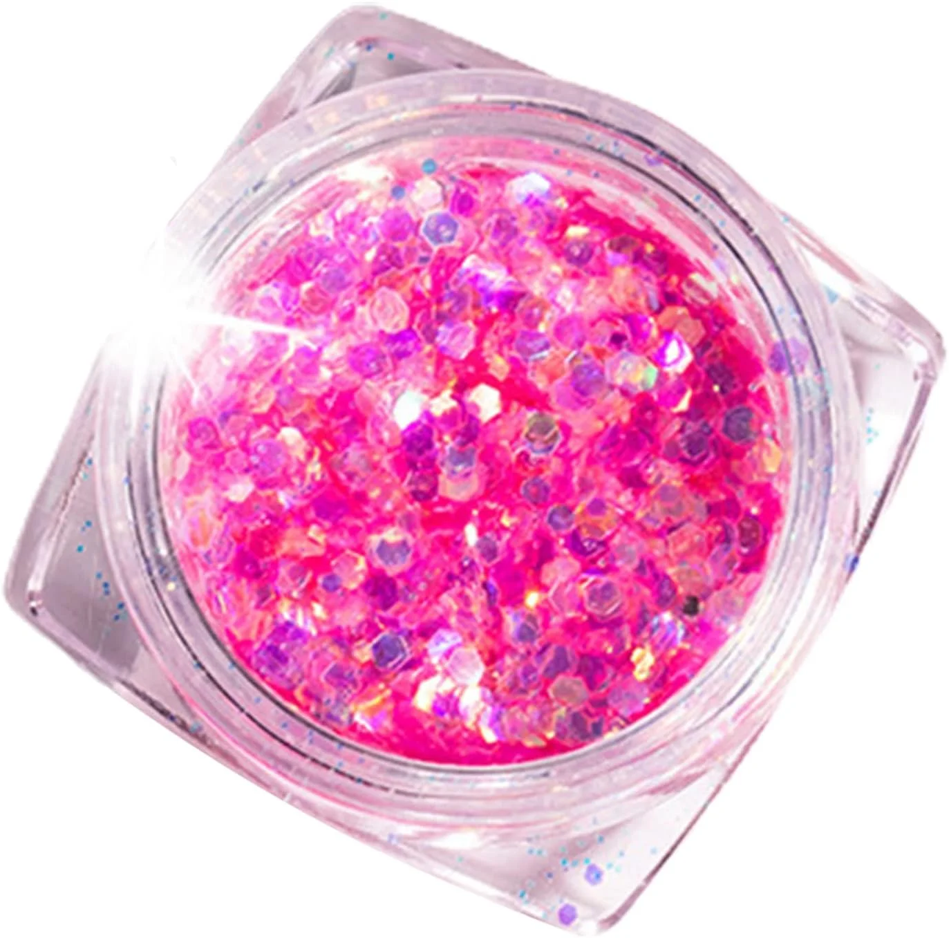 اکلیل ناخن لوکس، پولک های رنگی مخلوط، مقدار کافی برای بانوان A