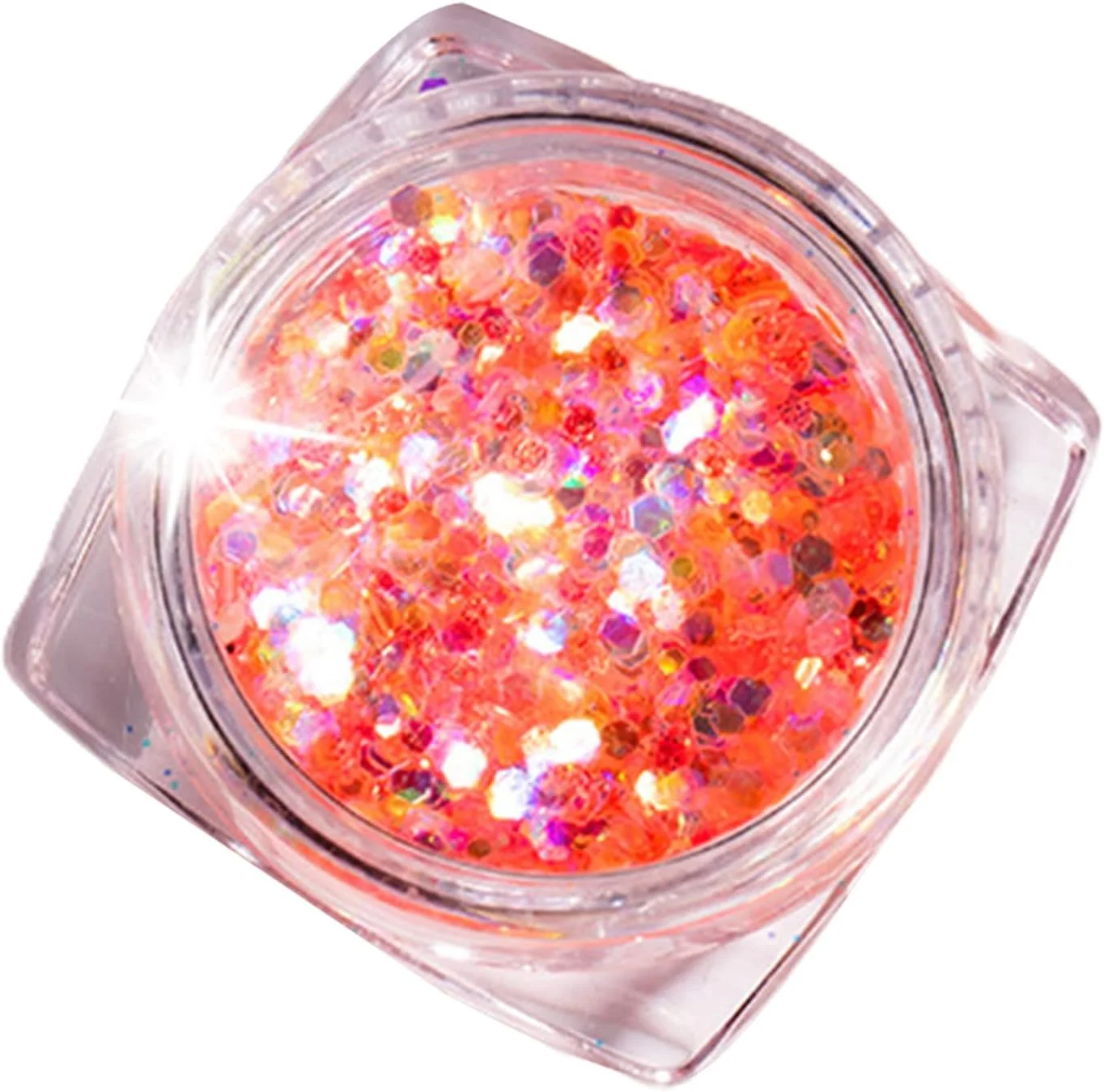 اکلیل ناخن لوکس، پولک های رنگی مخلوط، مقدار کافی برای بانوان