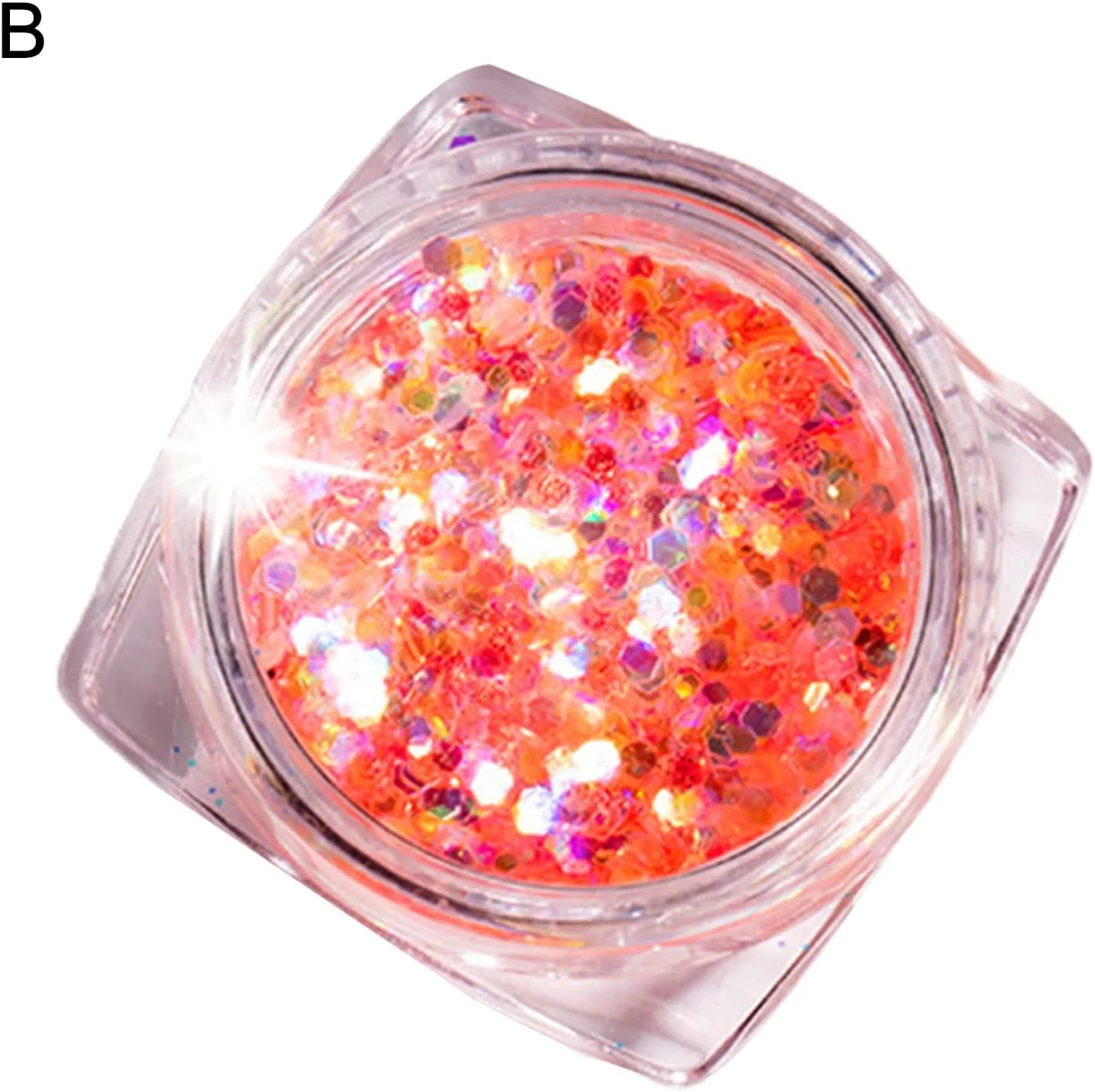 اکلیل ناخن لوکس، پولک های رنگی مخلوط، مقدار کافی برای بانوان