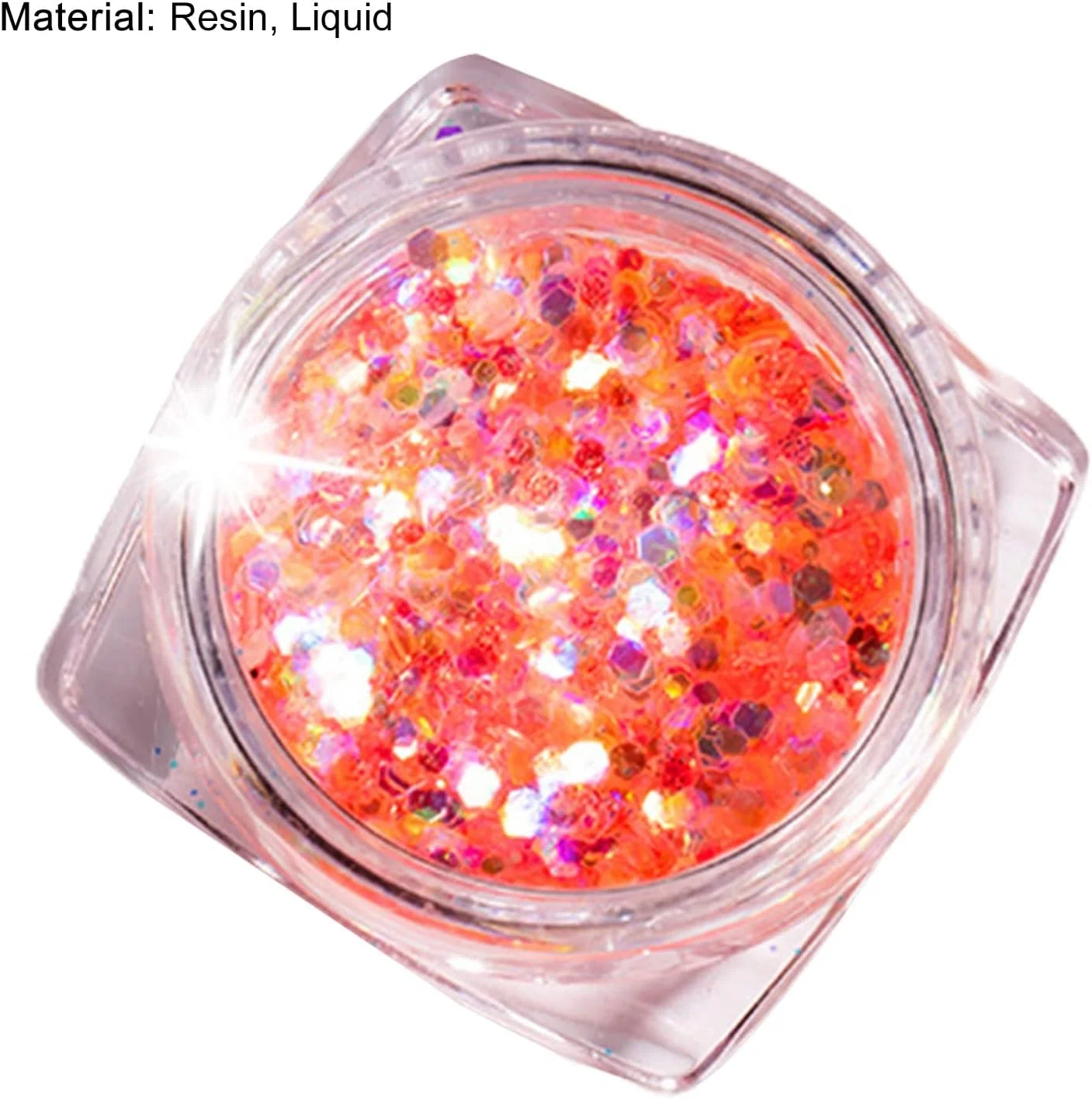 اکلیل ناخن لوکس، پولک های رنگی مخلوط، مقدار کافی برای بانوان