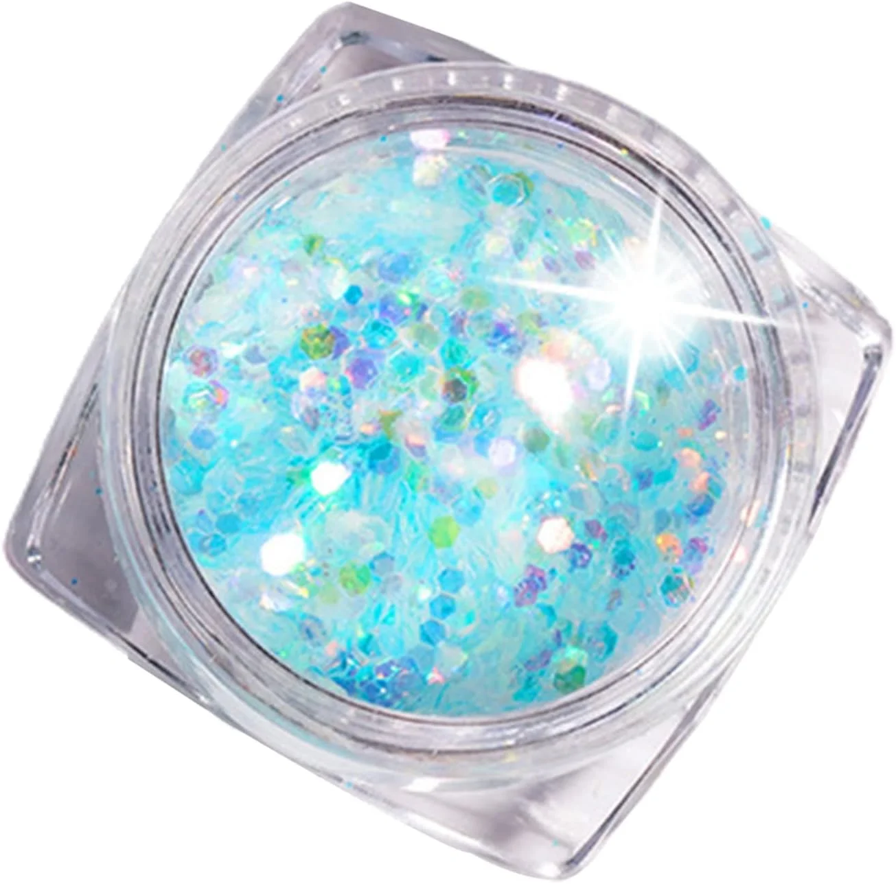 اکلیل ناخن لوکس، پولک های رنگی مخلوط، مقدار کافی برای بانوان