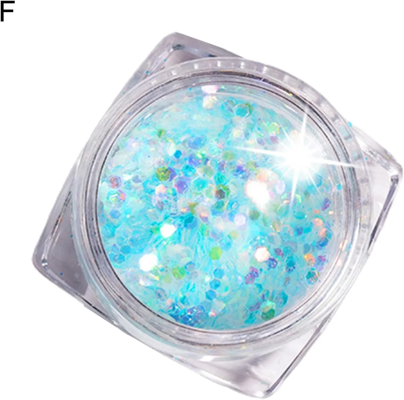 اکلیل ناخن لوکس، پولک های رنگی مخلوط، مقدار کافی برای بانوان