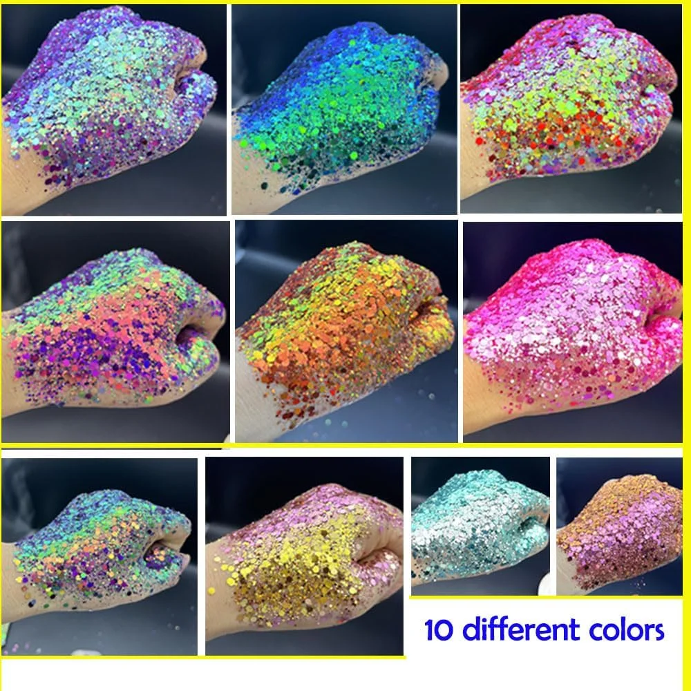 اکلیل آفتاب‌پرست، اکلیل تغییر رنگ برای لیوان، اکلیل ناخن، اکلیل رزین (بسته‌های C8-10)