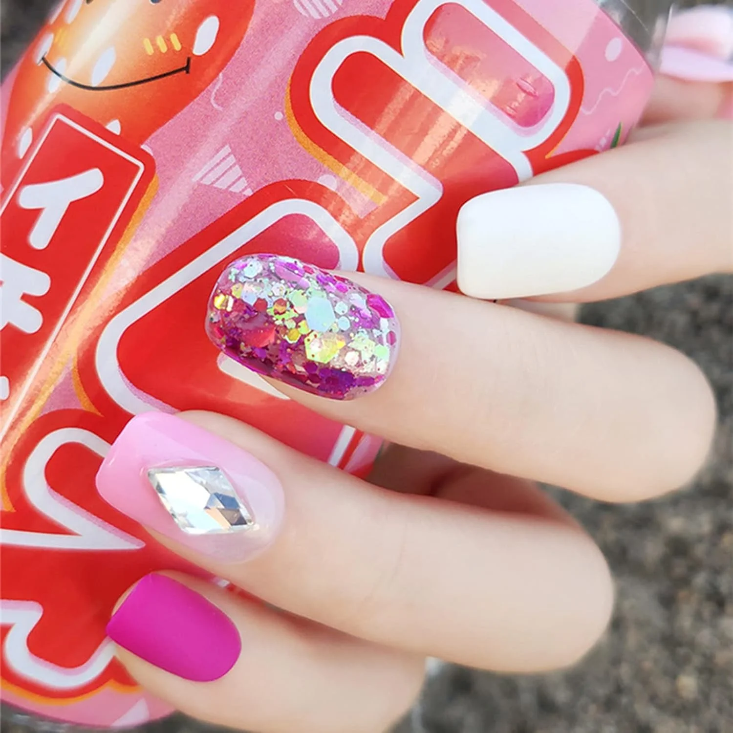 پولک های اکلیلی ناخن سه بعدی Irovami، پولک های اکلیلی ناخن، برچسب های اکلیلی اکریلیک برای تزئین ناخن، لوازم جانبی زیبایی ناخن