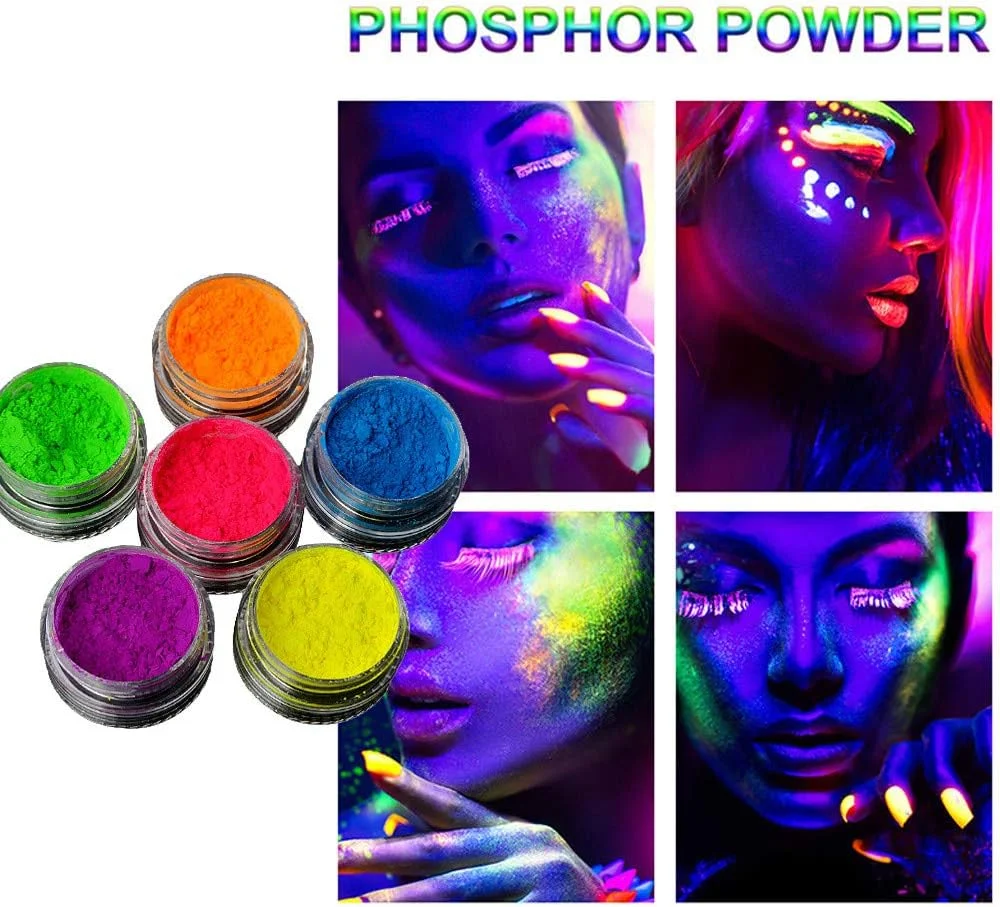 ست پودر دیپ ناخن، 6 رنگ پودر دیپ، ست پودر دیپ ناخن، پودر دیپ ناخن اکلیلی فرانسوی، ست پودر دیپ ناخن رنگارنگ - پودر دیپ ناخن فلورسنت شب تاب، چند رنگ