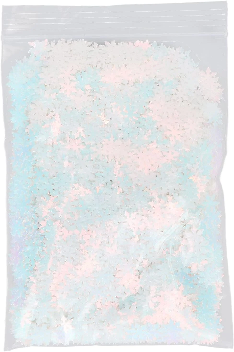 پولک ناخن، پولک اکلیلی ناخن، پولک های براق و شیک طرح دانه برف برای تزئین ناخن