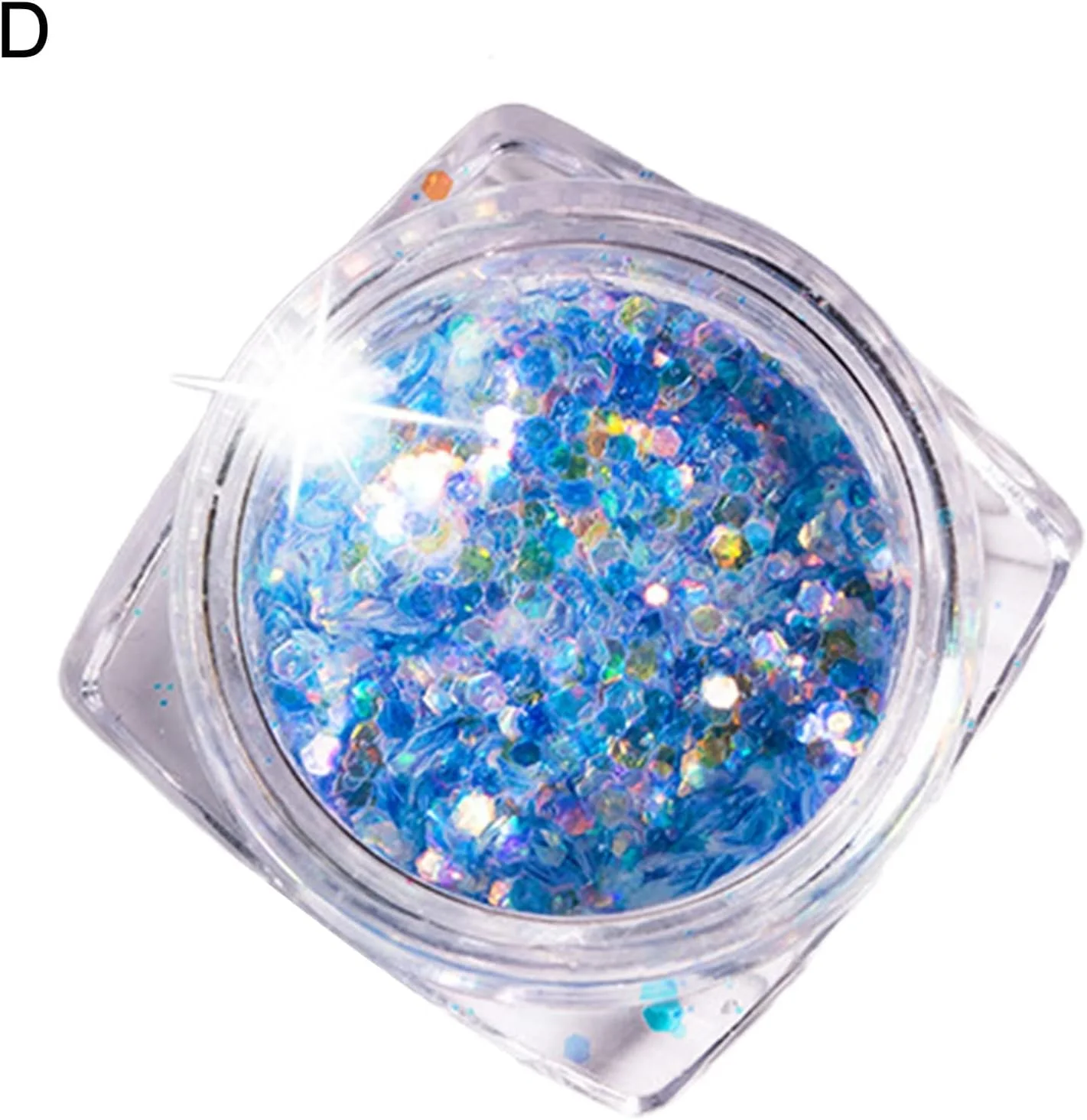 اکلیل ناخن لوکس، پولک های رنگی مخلوط، مقدار کافی برای بانوان