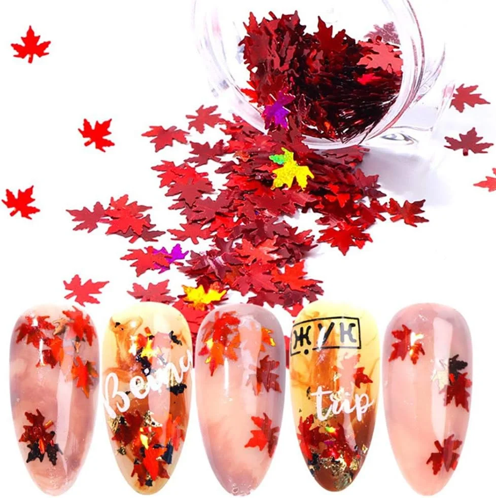 اکلیل ناخن پاییزی، 12 رنگ اکلیل سه بعدی هولوگرافیک برای ناخن، برچسب های پولک طلایی برگ افرا، تزئین ناخن، اکلیل ناخن پاییزی اکلیل ناخن پاییزی، 12 رنگ اکلیل سه بعدی هولوگرافیک برای ناخن، برچسب های پولک طلایی برگ افرا، تزئین ناخن، اکلیل ناخن پاییزی