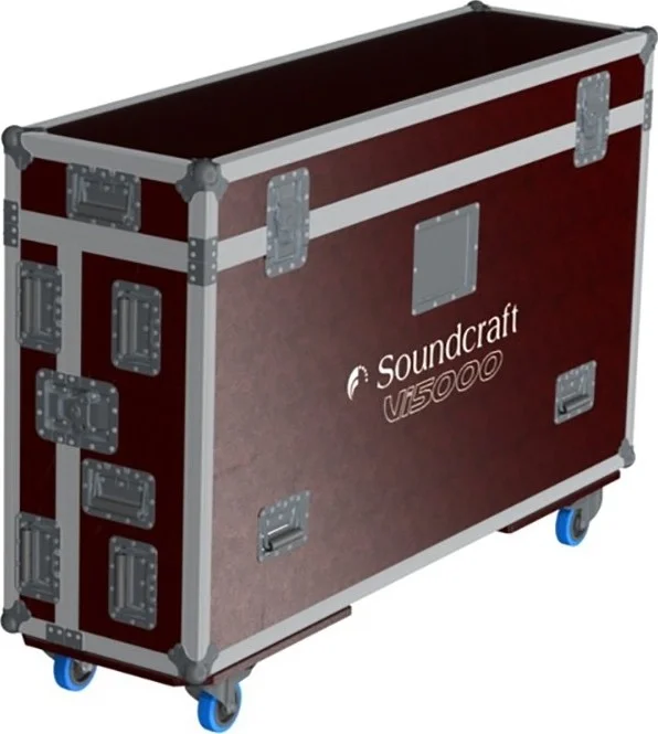 کیف حمل Soundcraft 5059570 برای میکسر های دیجیتال Vi5000 - کیف جاده ای مسافرتی با دو پایه مانیتور و فضای رک 4U | 5059570