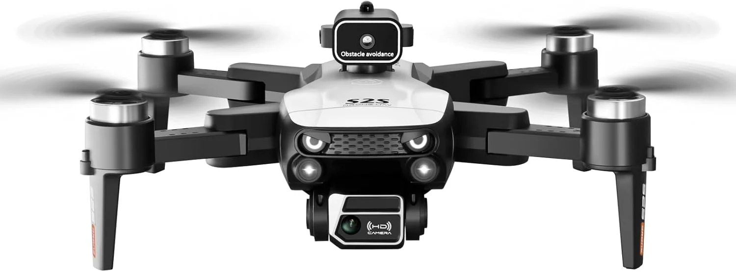 کوادکوپتر تاشو MZtoyz مدل LS-S2S با دوربین دوگانه 4K HD، موتور براشلس و وای فای (شامل 3 باتری) کوادکوپتر تاشو MZtoyz مدل LS-S2S با دوربین دوگانه 4K HD، موتور براشلس و وای فای (شامل 3 باتری)