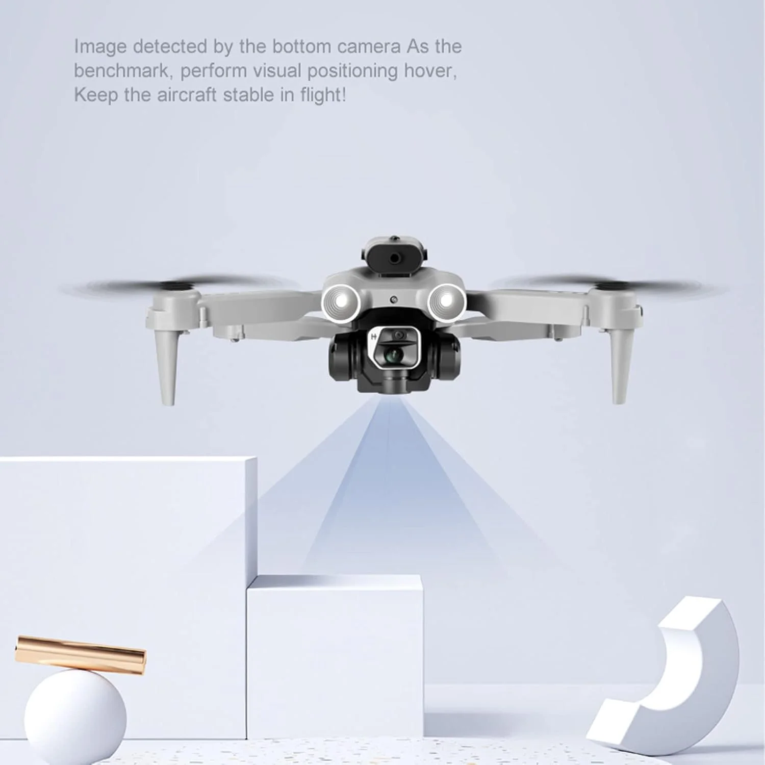 مینی پهپاد با دوربین، پهپاد تاشو کوادکوپتر دوربین 4K HD، وای فای FPV ویدیو زنده، حالت بدون سر، عکاسی با اشاره، بلند شدن یا فرود با یک کلید، چرخش 360 درجه، برای کودکان و بزرگسالان