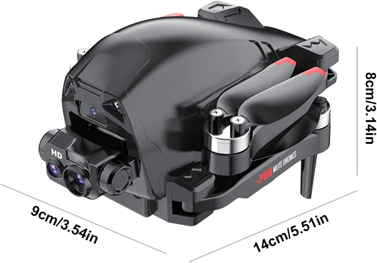 هواپیمای بدون سرنشین عکاسی هوایی با کیفیت بالا و موتور براشلس، هواپیمای کنترل از راه دور با ارتفاع ثابت، کوادکوپتر تاشو، اسباب بازی
