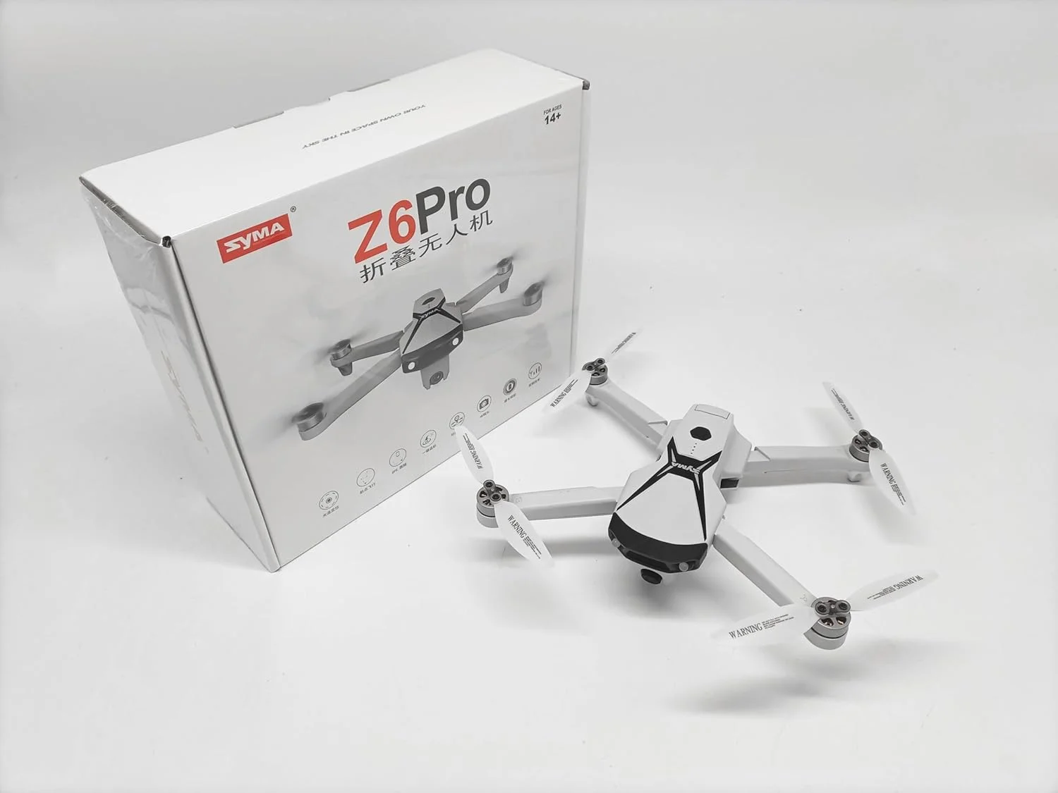 MZtoyz، هواپیمای Z6 Pro، پهپاد GPS براشلس با دوربین 4K، شامل 3 باتری، کوادکوپتر تاشو RC وای فای 5G FPV با قابلیت حفظ ارتفاع